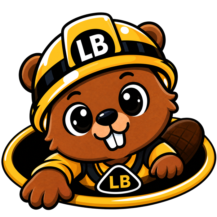 LB, the linksuru beaver mascot